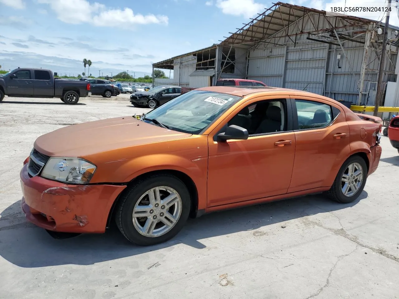 2008 Dodge Avenger Sxt VIN: 1B3LC56R78N204124 Lot: 71372734