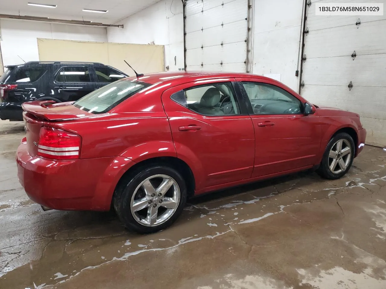 2008 Dodge Avenger R/T VIN: 1B3LD76M58N651029 Lot: 72031684