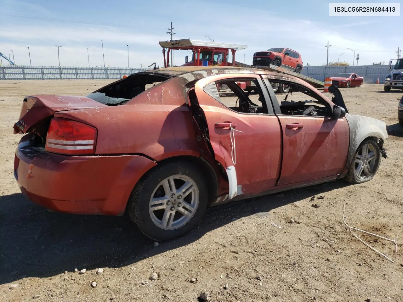 2008 Dodge Avenger Sxt VIN: 1B3LC56R28N684413 Lot: 73184094