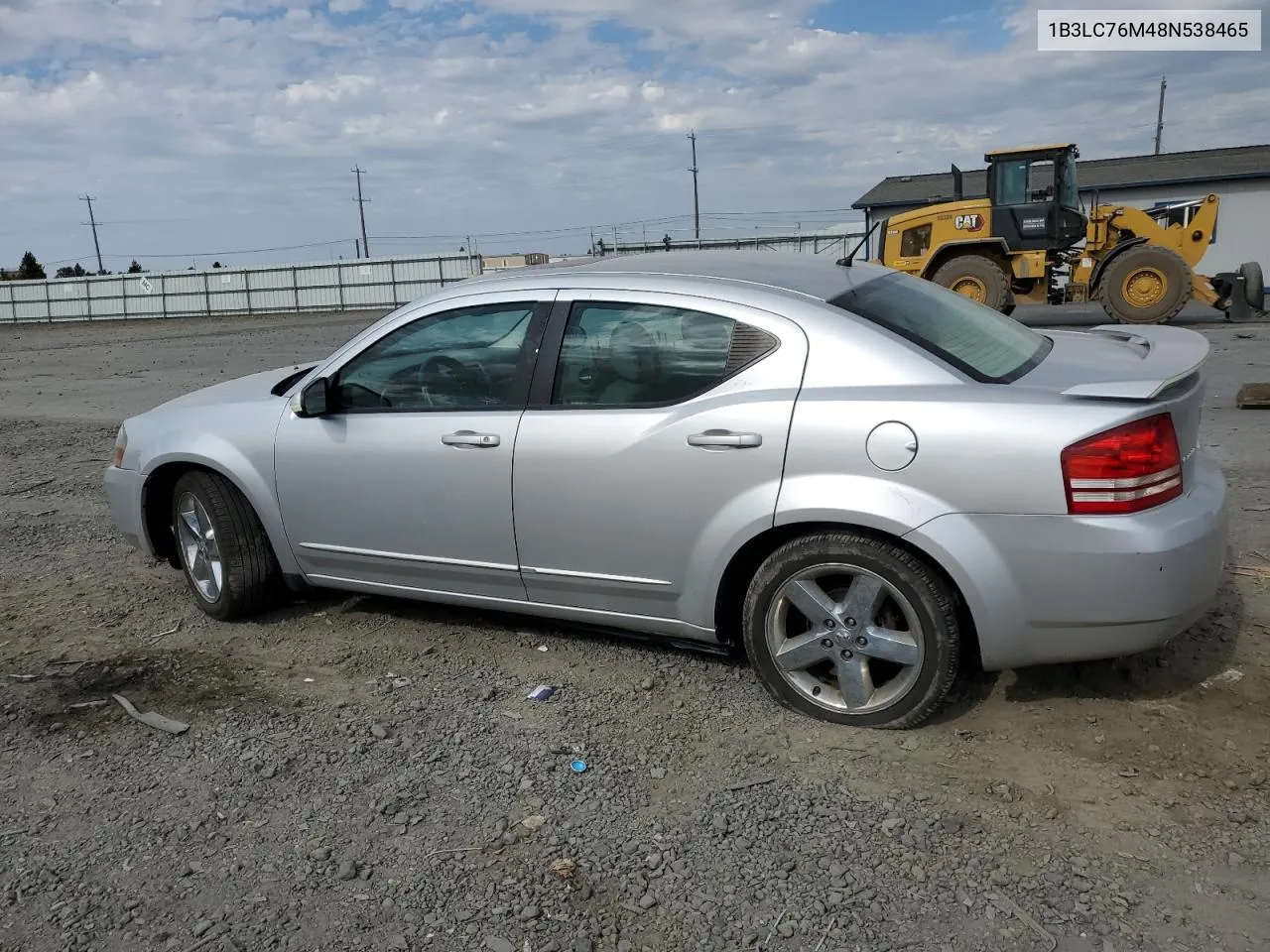 2008 Dodge Avenger R/T VIN: 1B3LC76M48N538465 Lot: 73222544