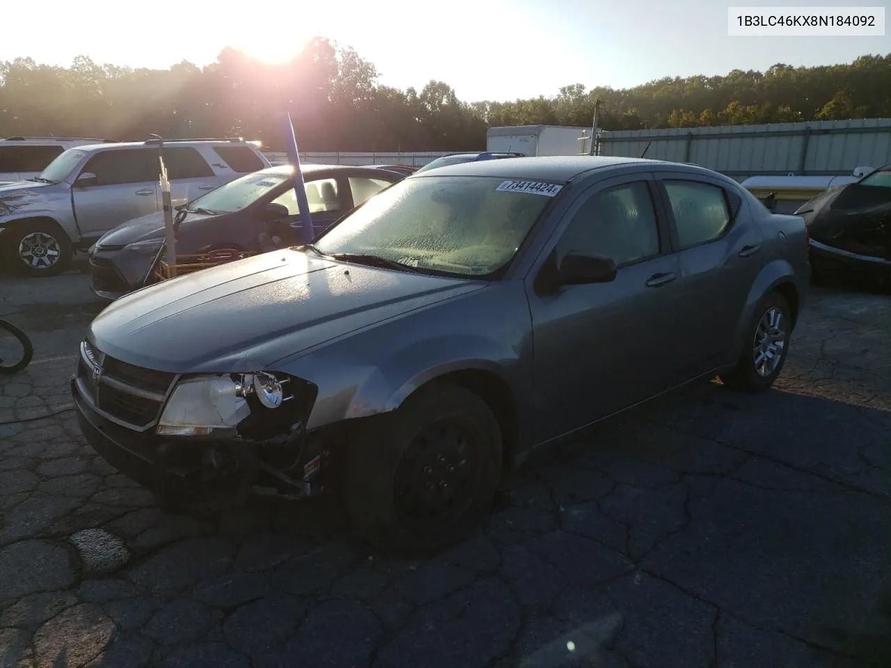 2008 Dodge Avenger Se VIN: 1B3LC46KX8N184092 Lot: 73414424