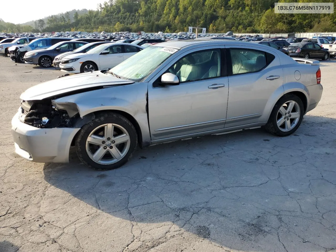 2008 Dodge Avenger R/T VIN: 1B3LC76M58N117919 Lot: 74069404