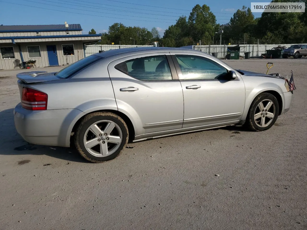 2008 Dodge Avenger R/T VIN: 1B3LC76M58N117919 Lot: 74069404