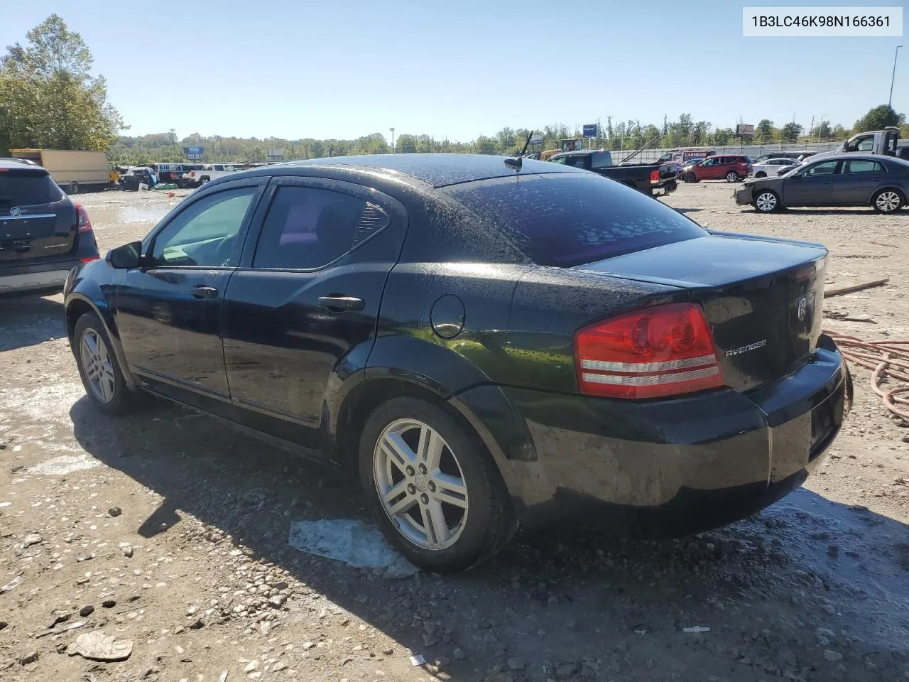 2008 Dodge Avenger Se VIN: 1B3LC46K98N166361 Lot: 74226724