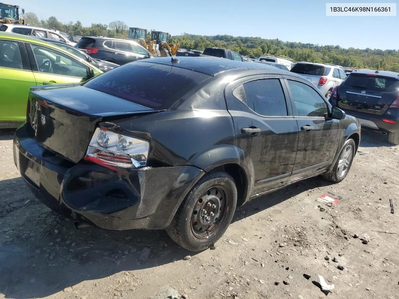 2008 Dodge Avenger Se VIN: 1B3LC46K98N166361 Lot: 74226724