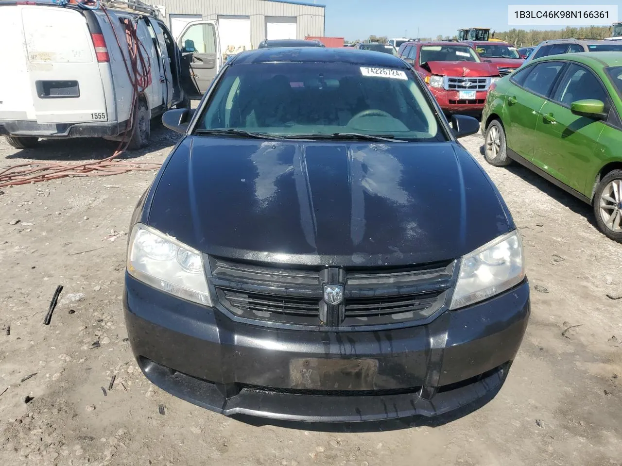 2008 Dodge Avenger Se VIN: 1B3LC46K98N166361 Lot: 74226724