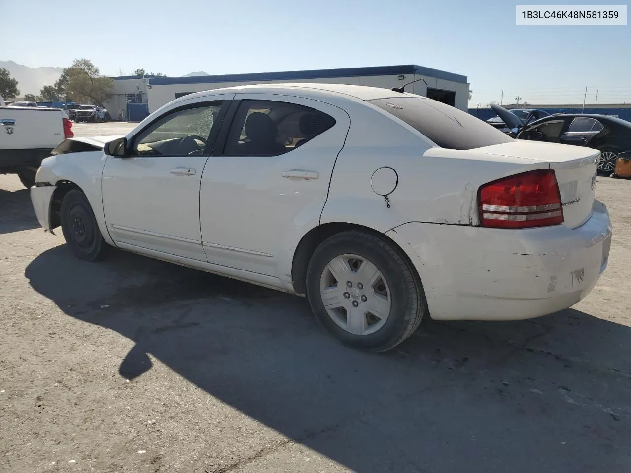 2008 Dodge Avenger Se VIN: 1B3LC46K48N581359 Lot: 74387414