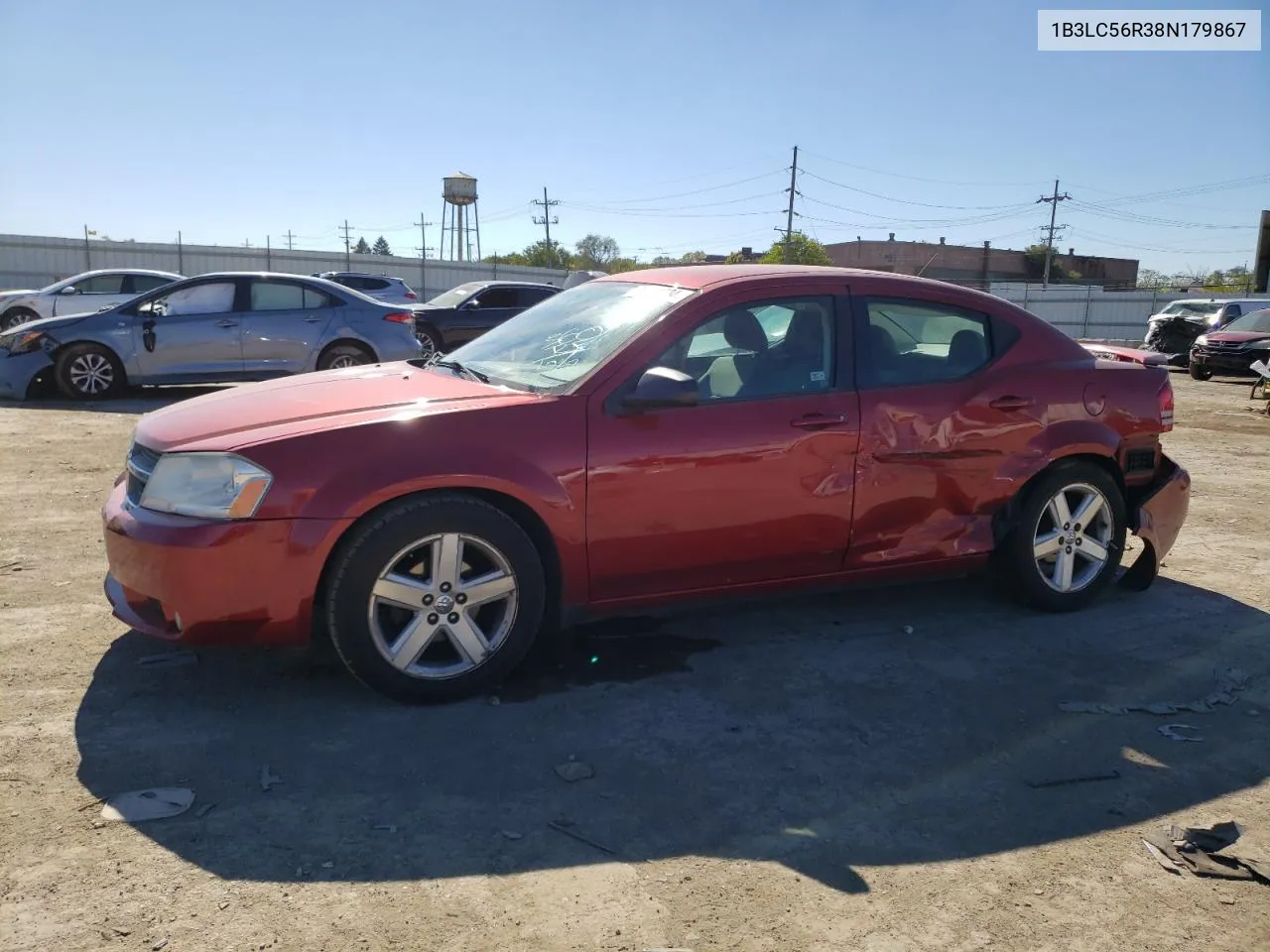 1B3LC56R38N179867 2008 Dodge Avenger Sxt