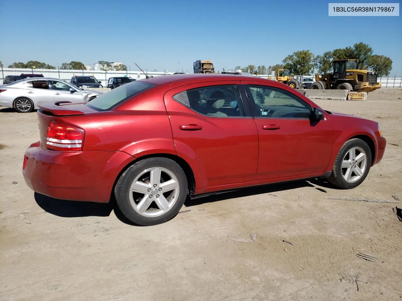 2008 Dodge Avenger Sxt VIN: 1B3LC56R38N179867 Lot: 74764204