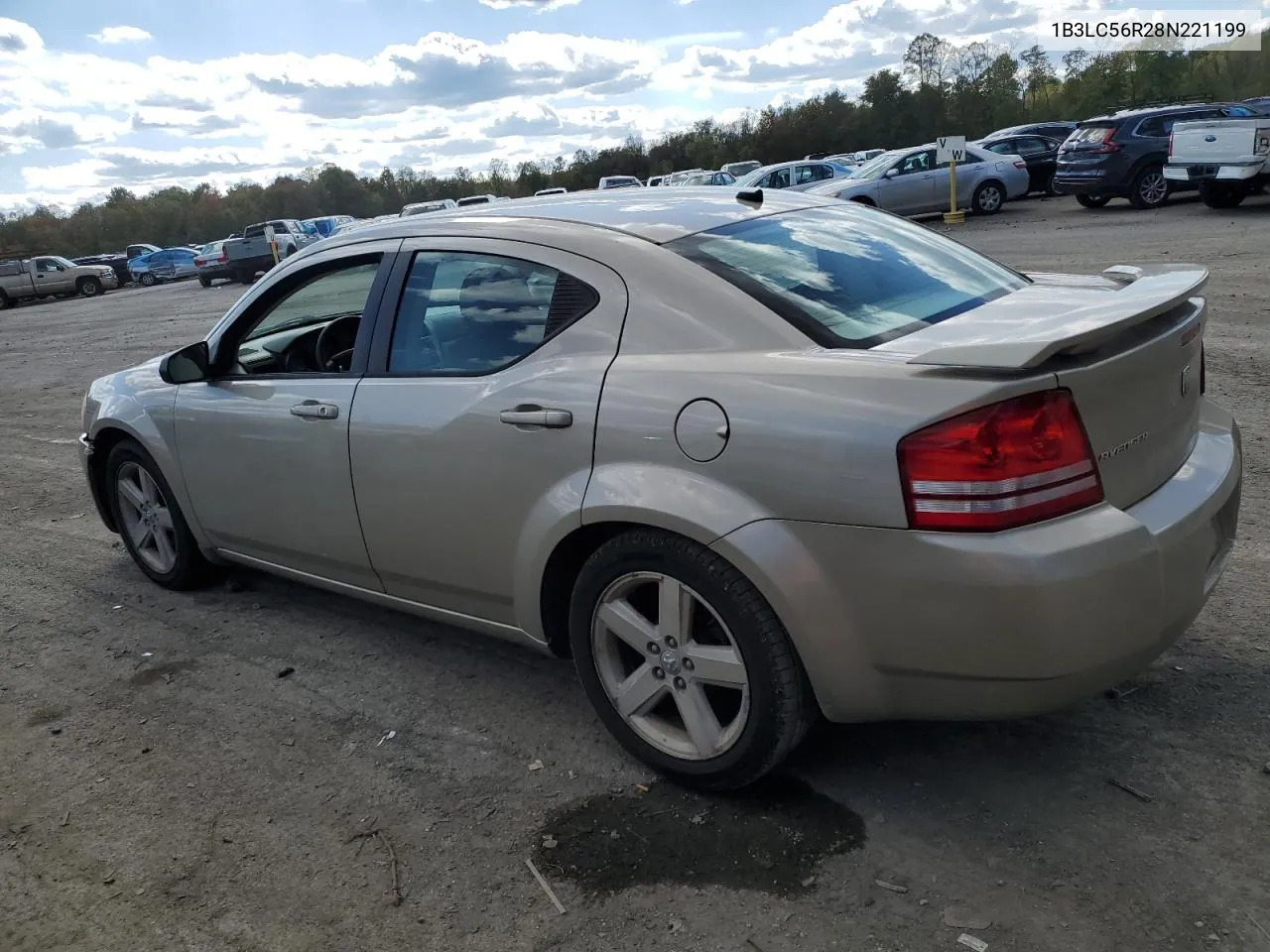 2008 Dodge Avenger Sxt VIN: 1B3LC56R28N221199 Lot: 74793224