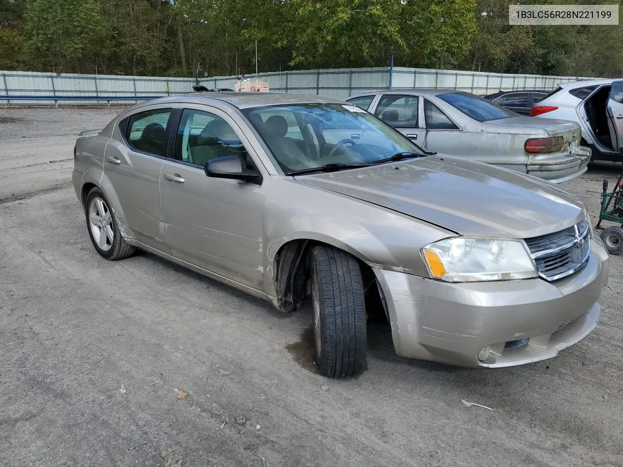 2008 Dodge Avenger Sxt VIN: 1B3LC56R28N221199 Lot: 74793224