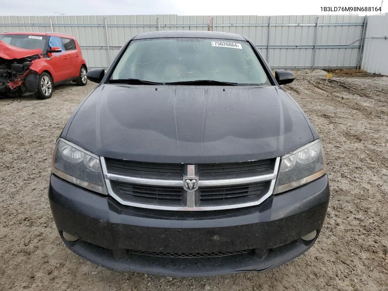 2008 Dodge Avenger R/T VIN: 1B3LD76M98N688164 Lot: 75026864