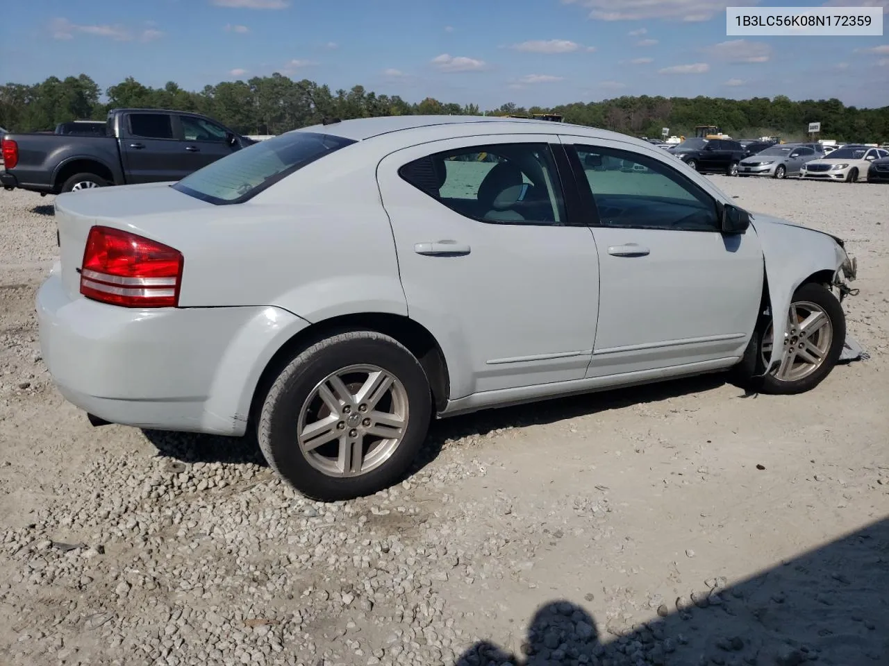 2008 Dodge Avenger Sxt VIN: 1B3LC56K08N172359 Lot: 75192784