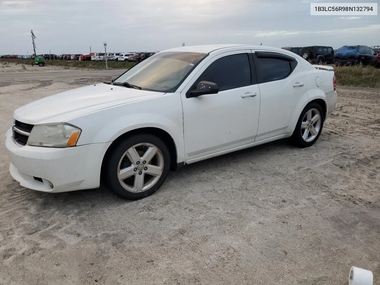 2008 Dodge Avenger Sxt VIN: 1B3LC56R98N132794 Lot: 75966174