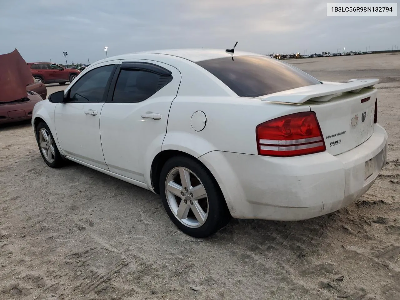 2008 Dodge Avenger Sxt VIN: 1B3LC56R98N132794 Lot: 75966174