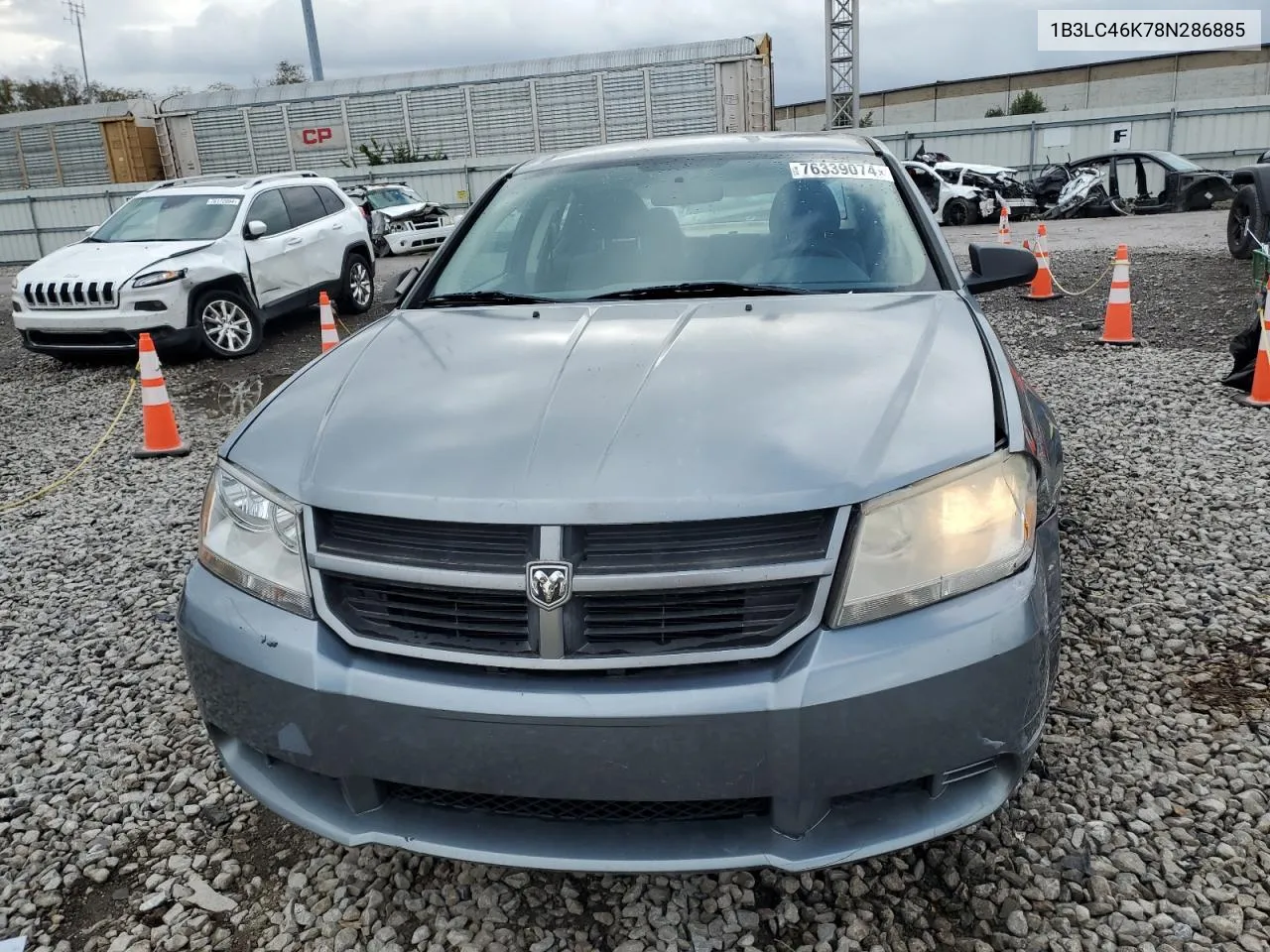 2008 Dodge Avenger Se VIN: 1B3LC46K78N286885 Lot: 76339074