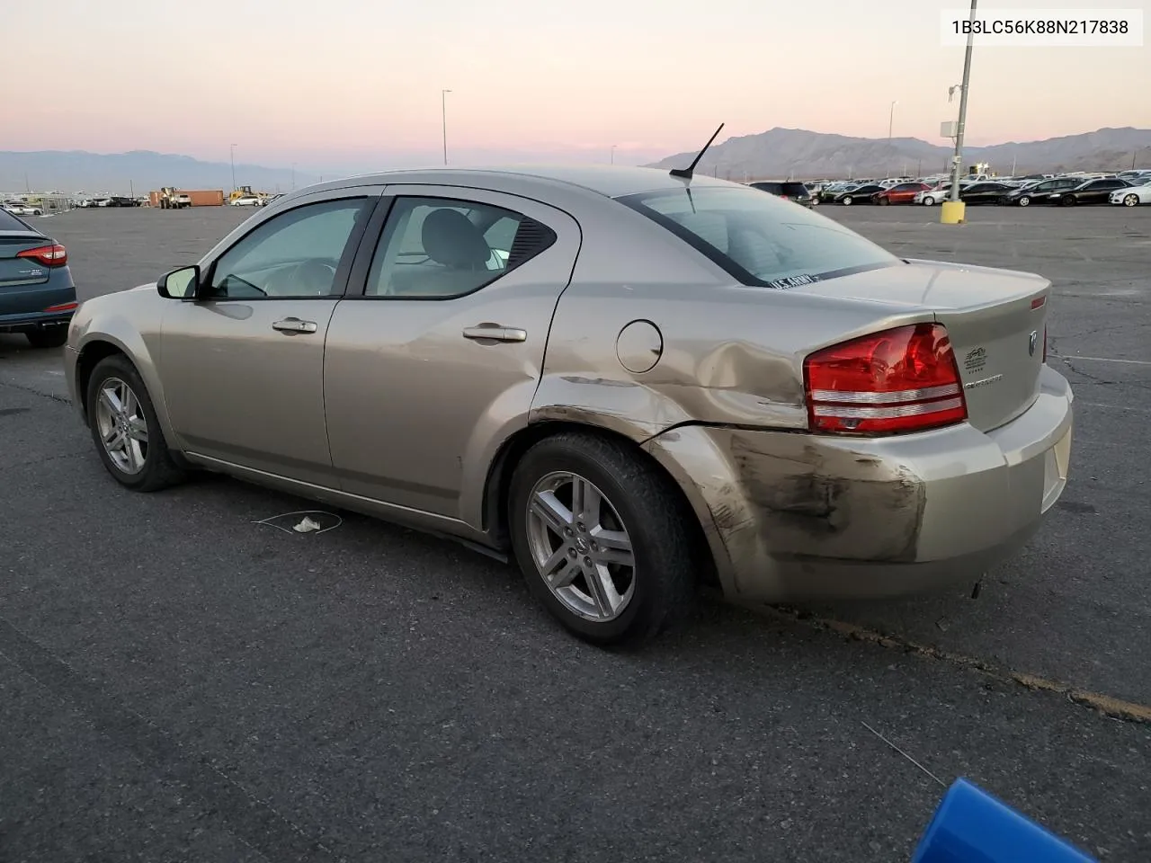 2008 Dodge Avenger Sxt VIN: 1B3LC56K88N217838 Lot: 76355184