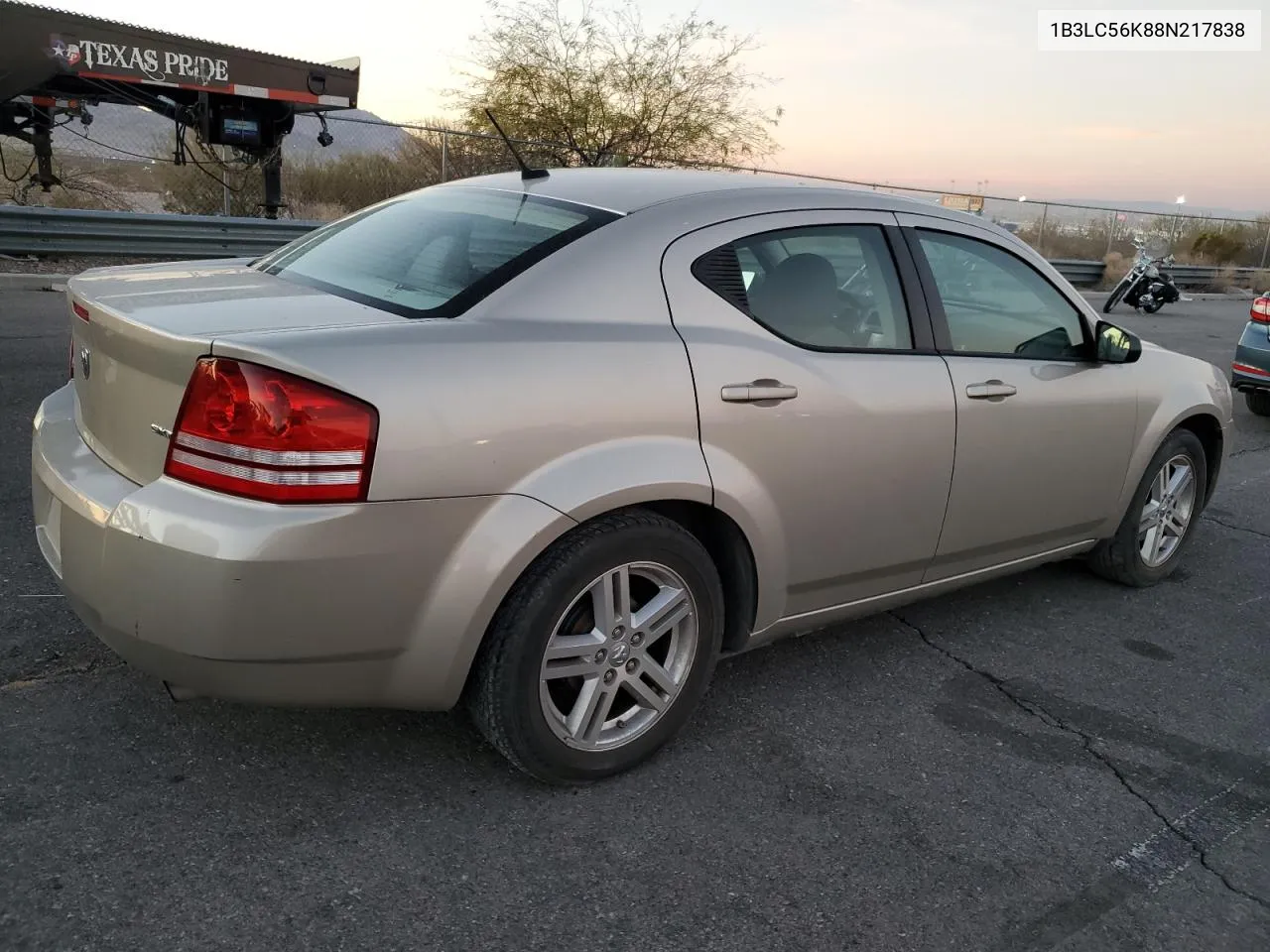 2008 Dodge Avenger Sxt VIN: 1B3LC56K88N217838 Lot: 76355184