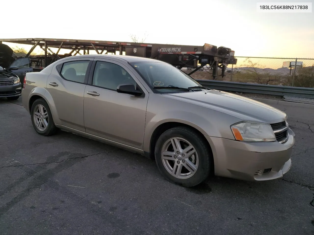 2008 Dodge Avenger Sxt VIN: 1B3LC56K88N217838 Lot: 76355184