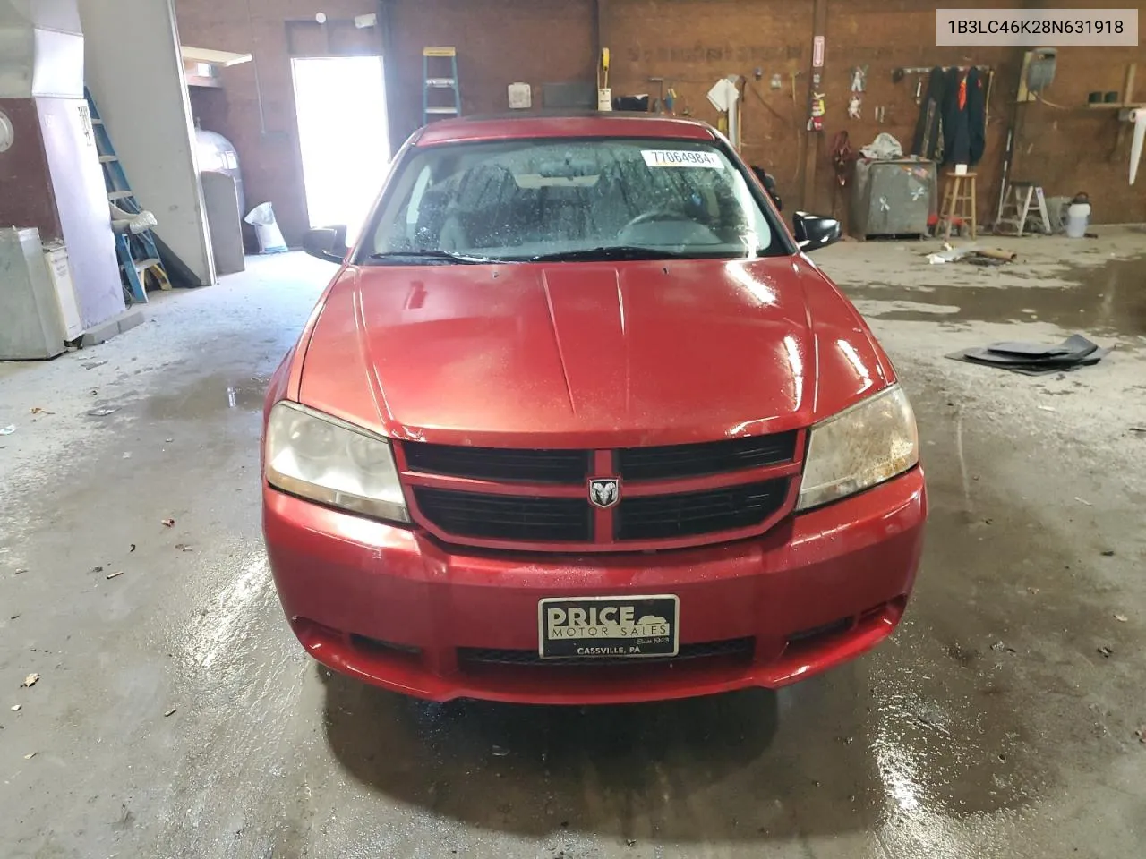 2008 Dodge Avenger Se VIN: 1B3LC46K28N631918 Lot: 77064984