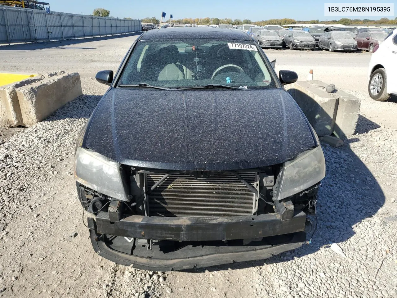 2008 Dodge Avenger R/T VIN: 1B3LC76M28N195395 Lot: 77197224