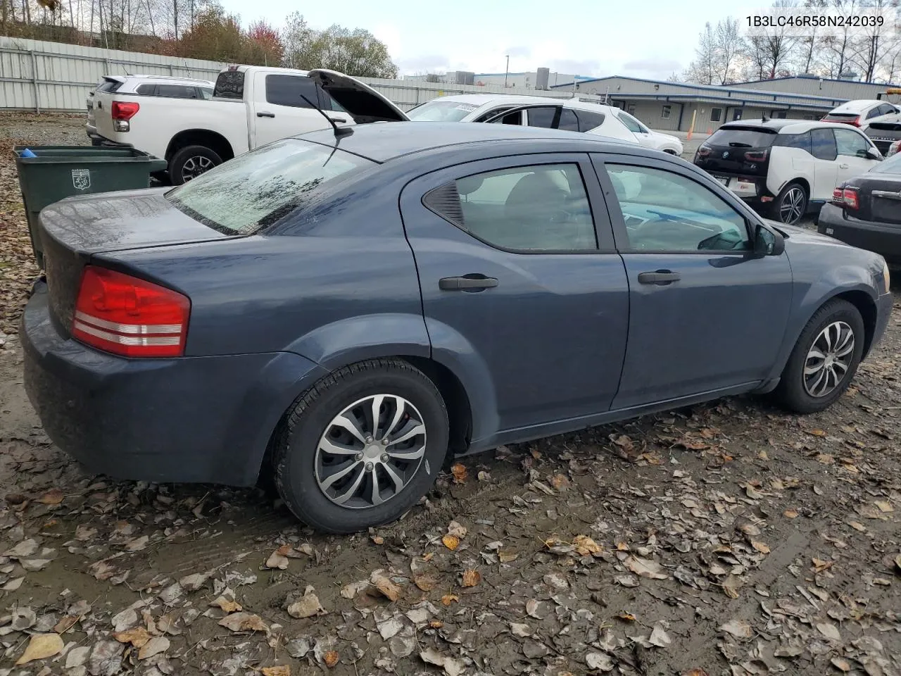 2008 Dodge Avenger Se VIN: 1B3LC46R58N242039 Lot: 77788014