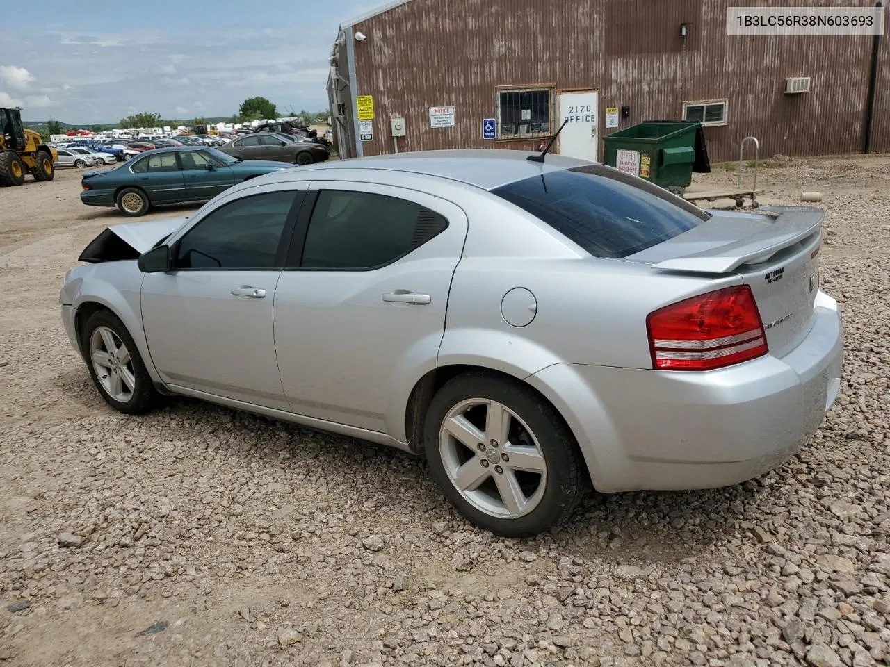 1B3LC56R38N603693 2008 Dodge Avenger Sxt