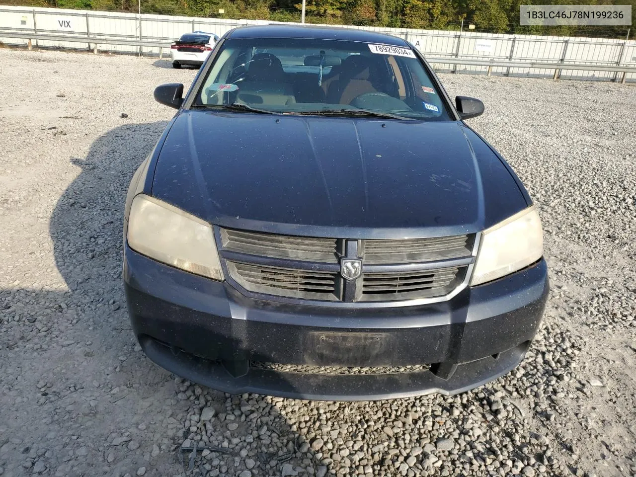 2008 Dodge Avenger Se VIN: 1B3LC46J78N199236 Lot: 78929034