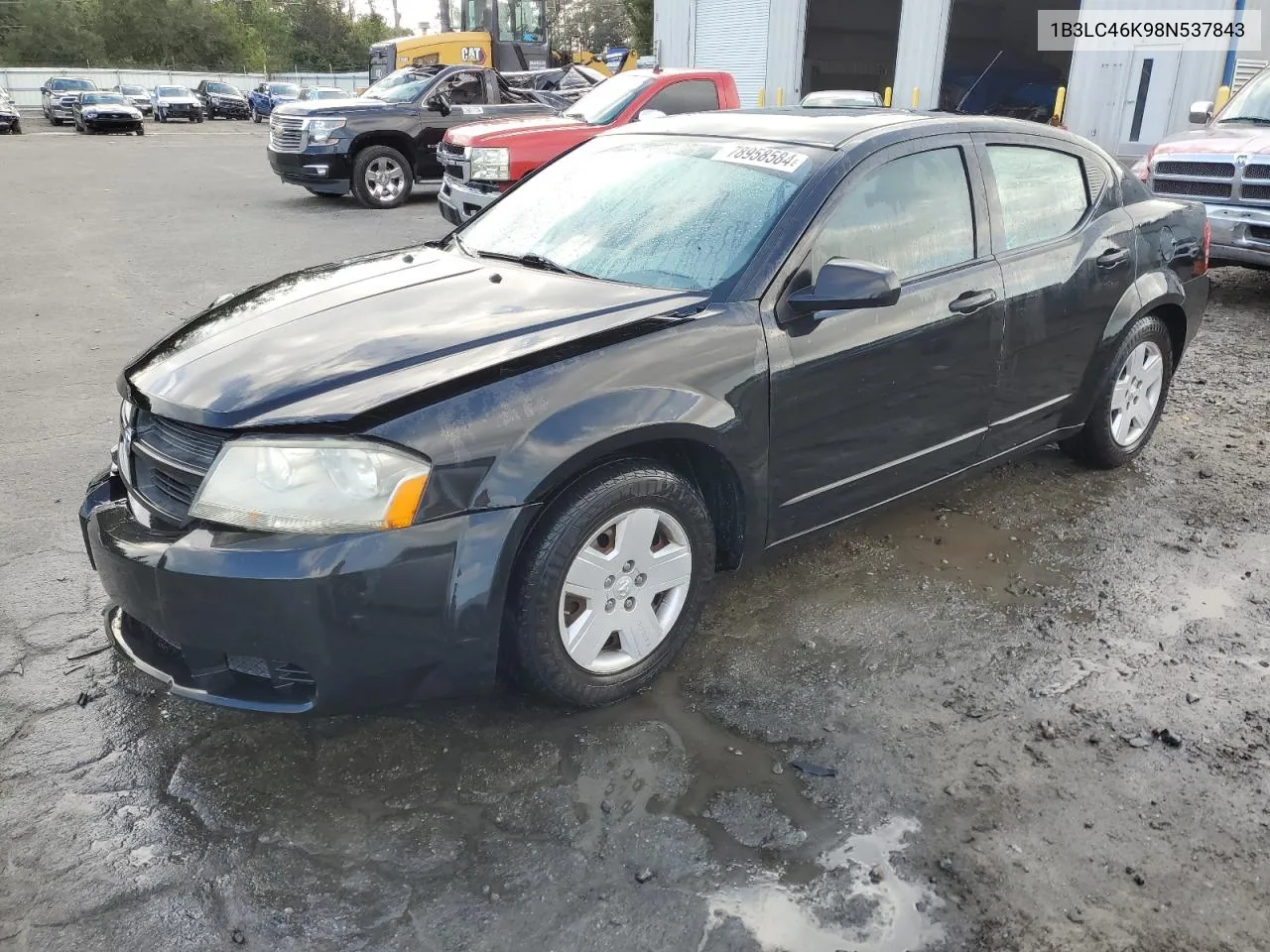 2008 Dodge Avenger Se VIN: 1B3LC46K98N537843 Lot: 78958584