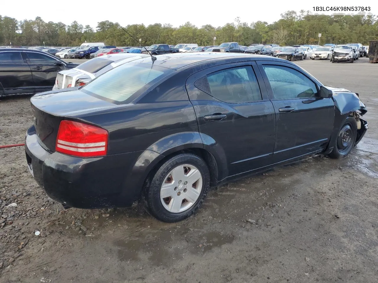 2008 Dodge Avenger Se VIN: 1B3LC46K98N537843 Lot: 78958584