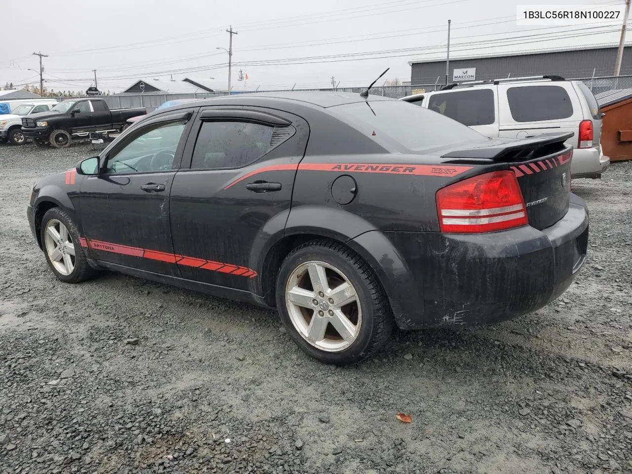 2008 Dodge Avenger Sxt VIN: 1B3LC56R18N100227 Lot: 79960514