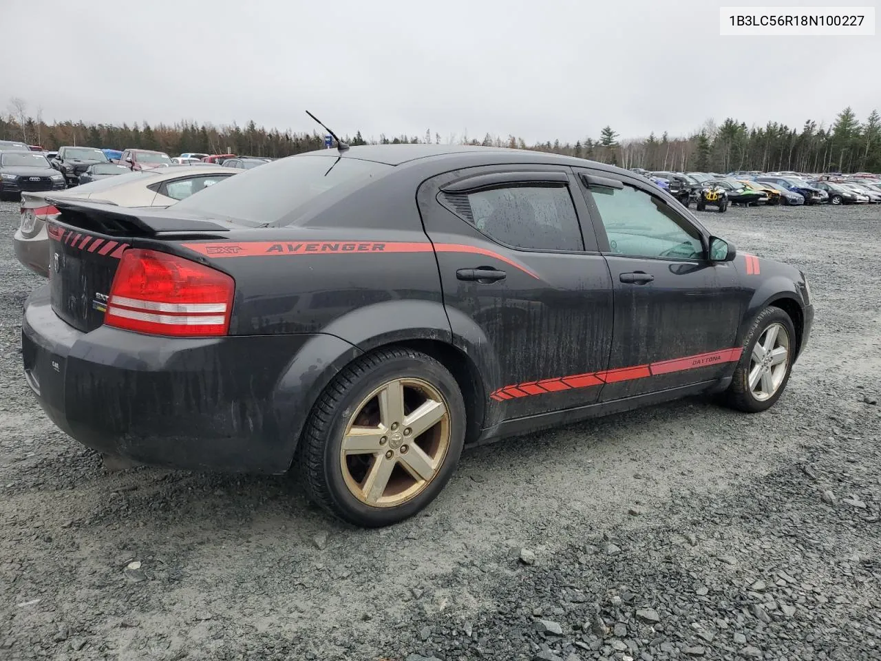 2008 Dodge Avenger Sxt VIN: 1B3LC56R18N100227 Lot: 79960514