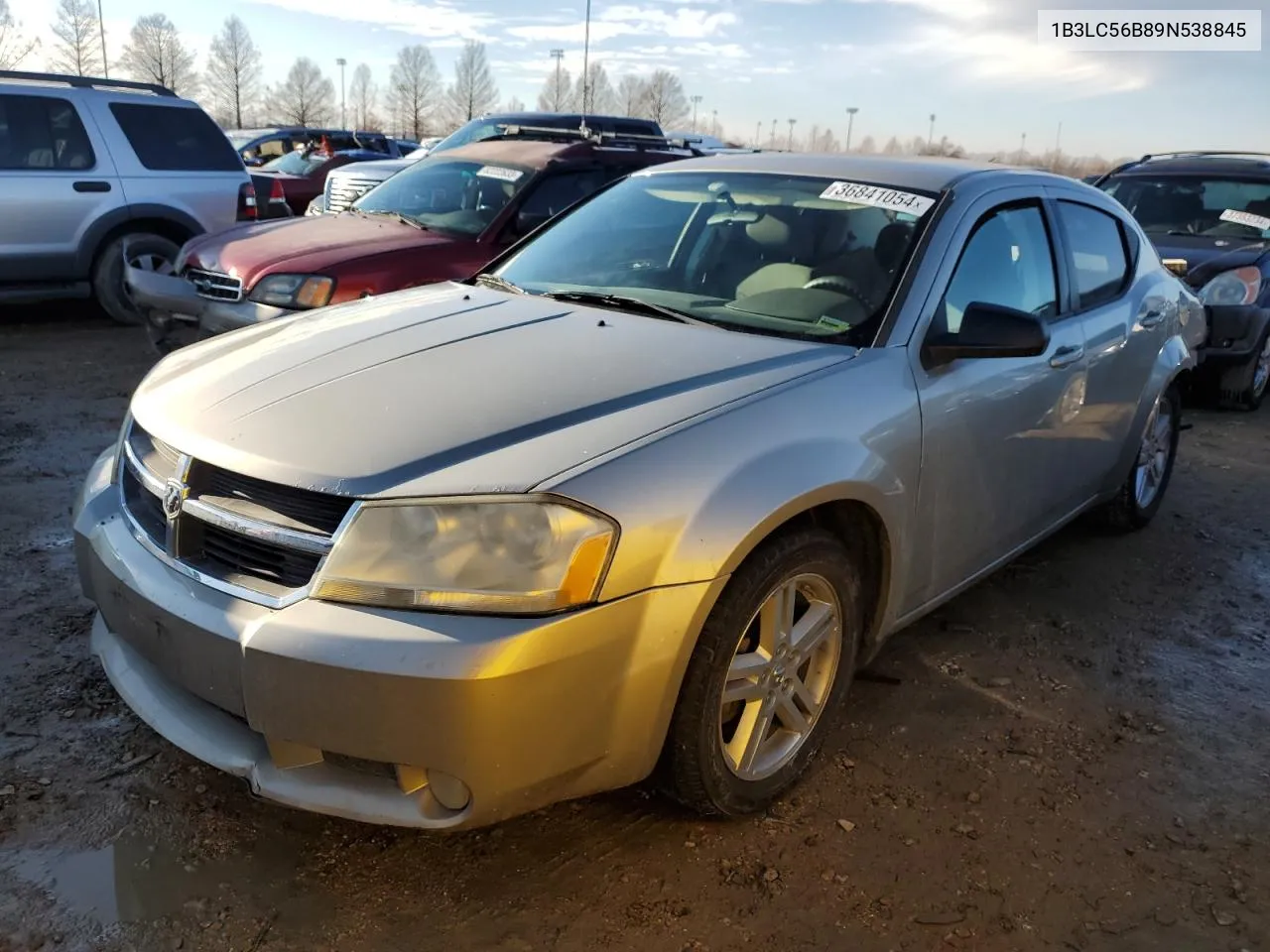 2009 Dodge Avenger Sxt VIN: 1B3LC56B89N538845 Lot: 63242834