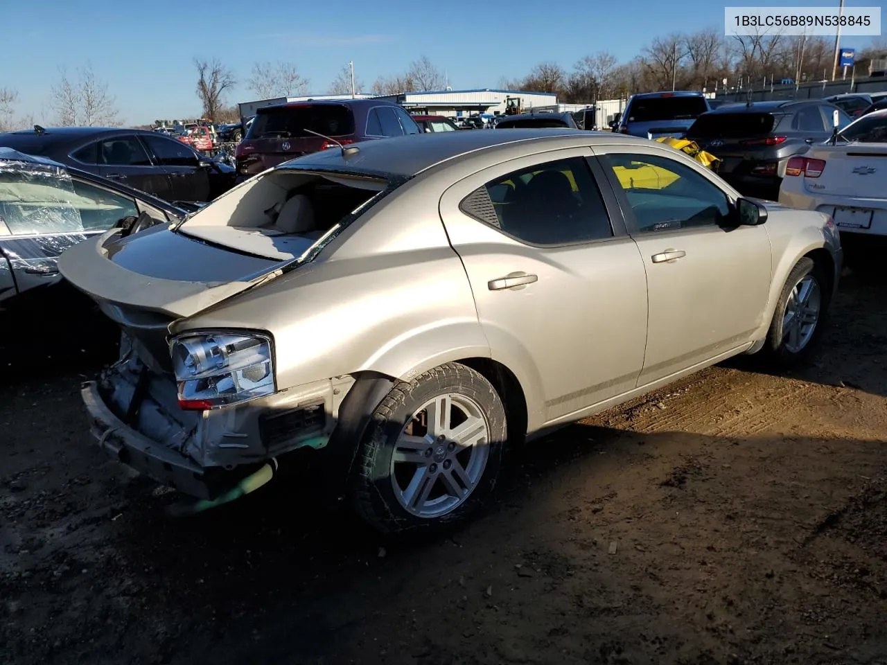 1B3LC56B89N538845 2009 Dodge Avenger Sxt