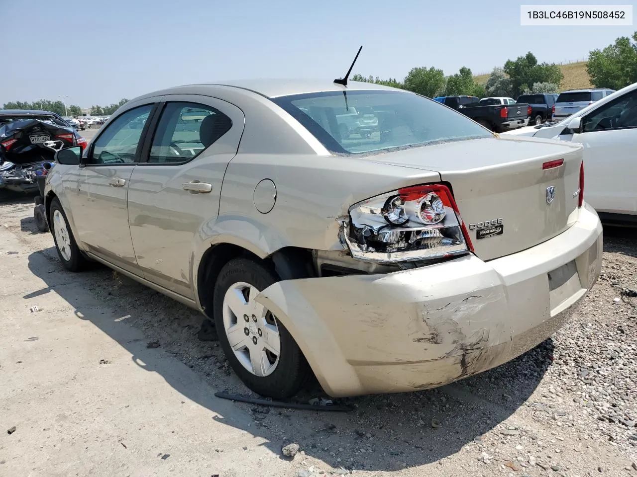 2009 Dodge Avenger Se VIN: 1B3LC46B19N508452 Lot: 64257194