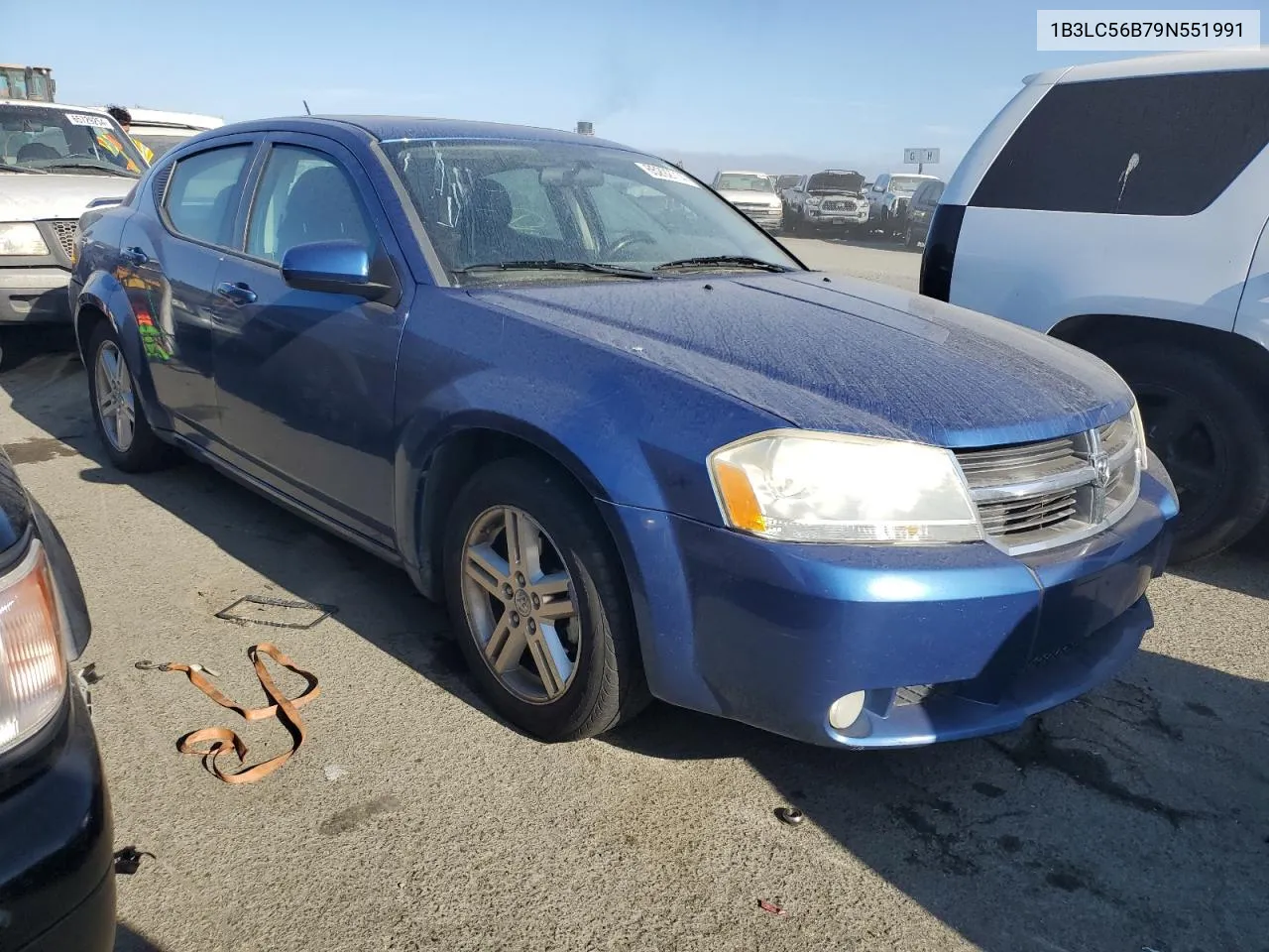 2009 Dodge Avenger Sxt VIN: 1B3LC56B79N551991 Lot: 65292714