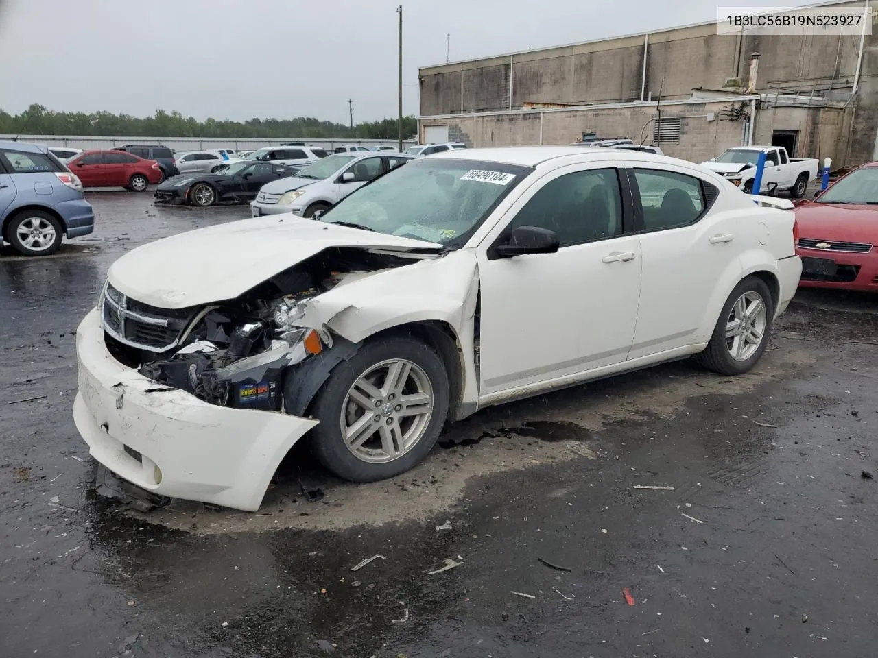 2009 Dodge Avenger Sxt VIN: 1B3LC56B19N523927 Lot: 66490104