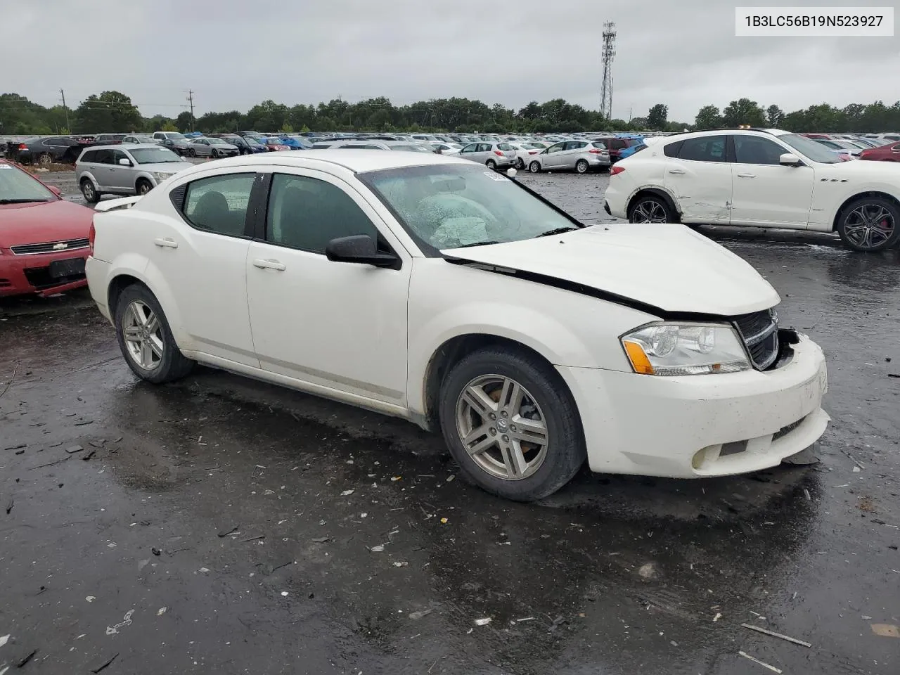 2009 Dodge Avenger Sxt VIN: 1B3LC56B19N523927 Lot: 66490104