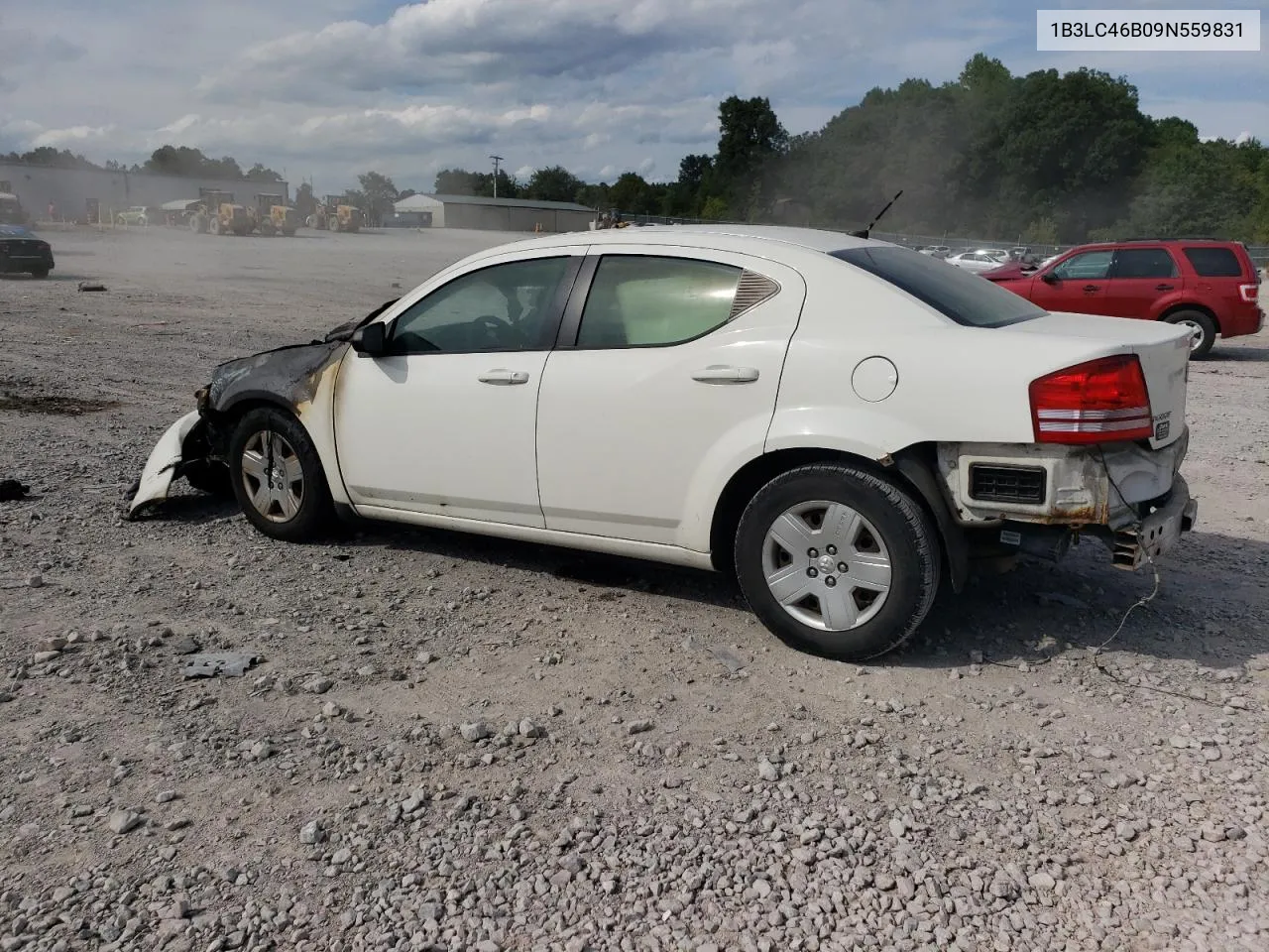 2009 Dodge Avenger Se VIN: 1B3LC46B09N559831 Lot: 67306234