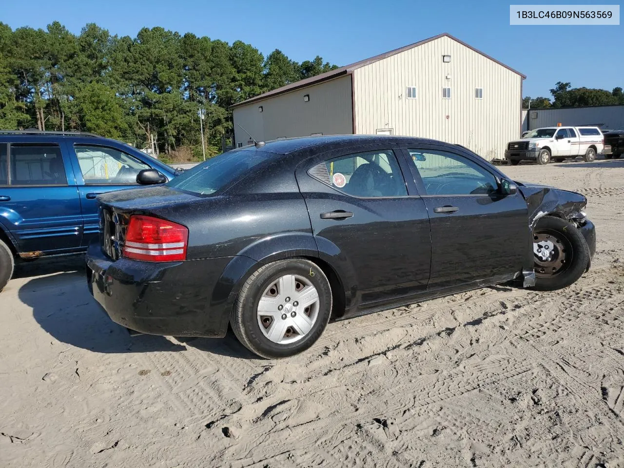 2009 Dodge Avenger Se VIN: 1B3LC46B09N563569 Lot: 70236344