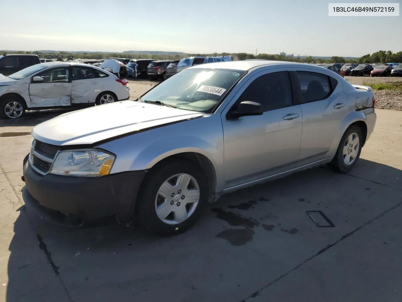 2009 Dodge Avenger Se VIN: 1B3LC46B49N572159 Lot: 70530644