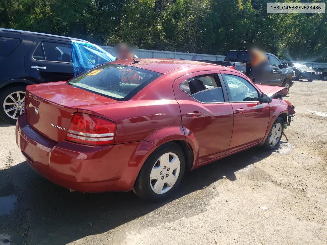 2009 Dodge Avenger Se VIN: 1B3LC46B89N528486 Lot: 73053554