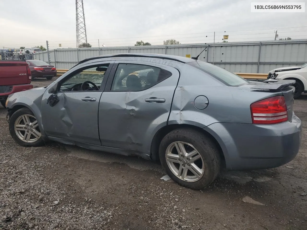 2009 Dodge Avenger Sxt VIN: 1B3LC56B69N553795 Lot: 74022844