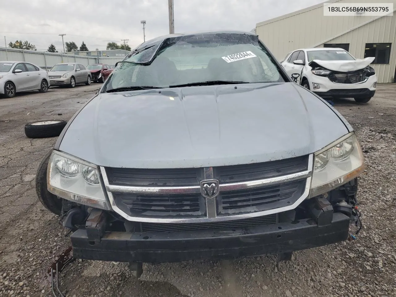 2009 Dodge Avenger Sxt VIN: 1B3LC56B69N553795 Lot: 74022844