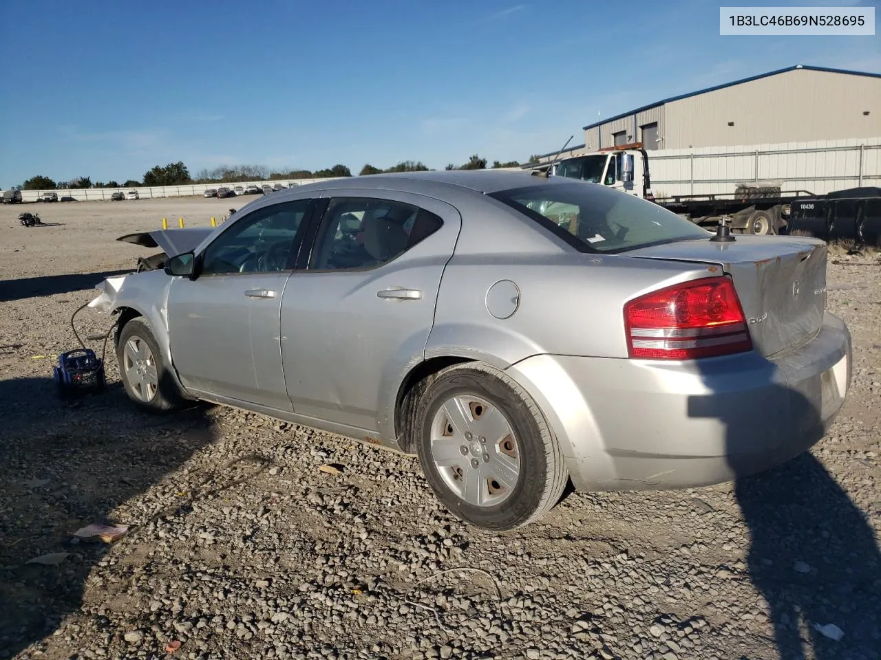 2009 Dodge Avenger Se VIN: 1B3LC46B69N528695 Lot: 75852854