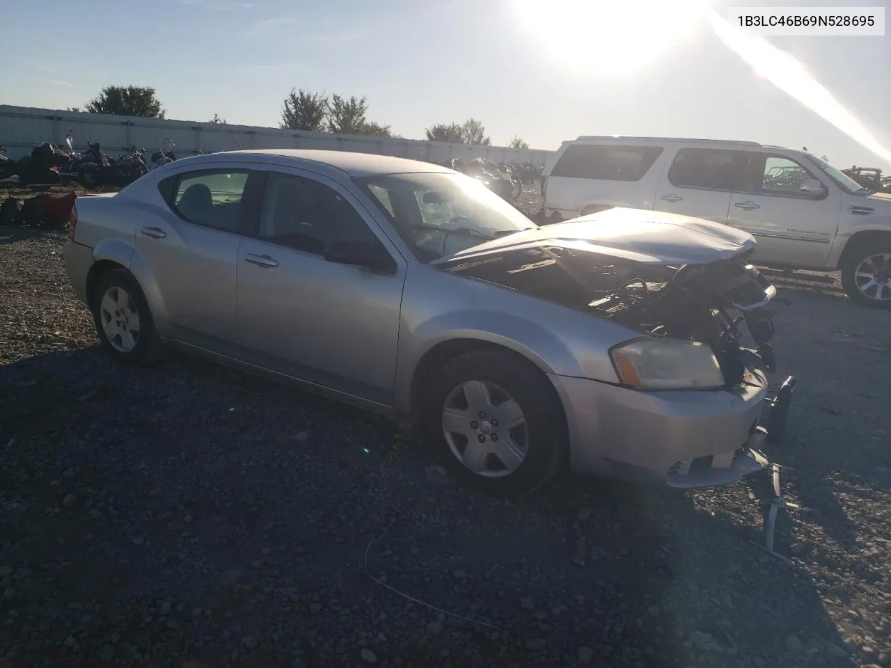 2009 Dodge Avenger Se VIN: 1B3LC46B69N528695 Lot: 75852854