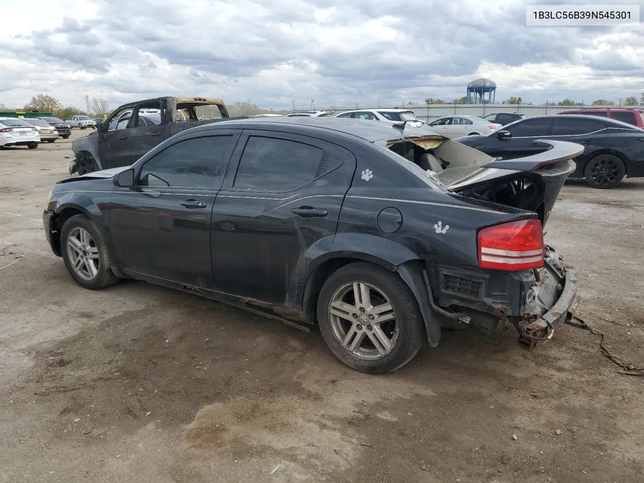 2009 Dodge Avenger Sxt VIN: 1B3LC56B39N545301 Lot: 76034534