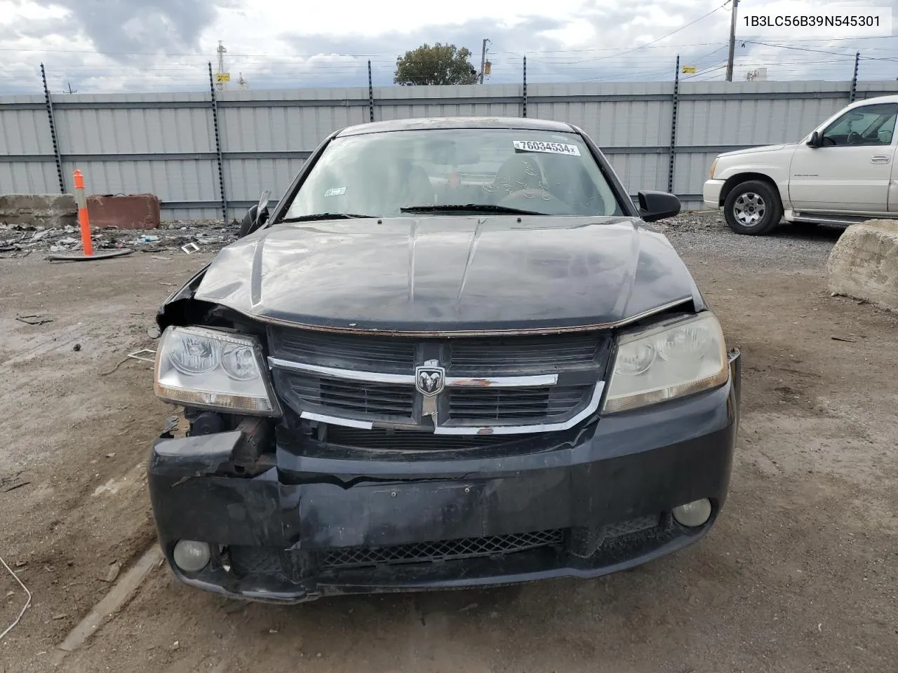 2009 Dodge Avenger Sxt VIN: 1B3LC56B39N545301 Lot: 76034534