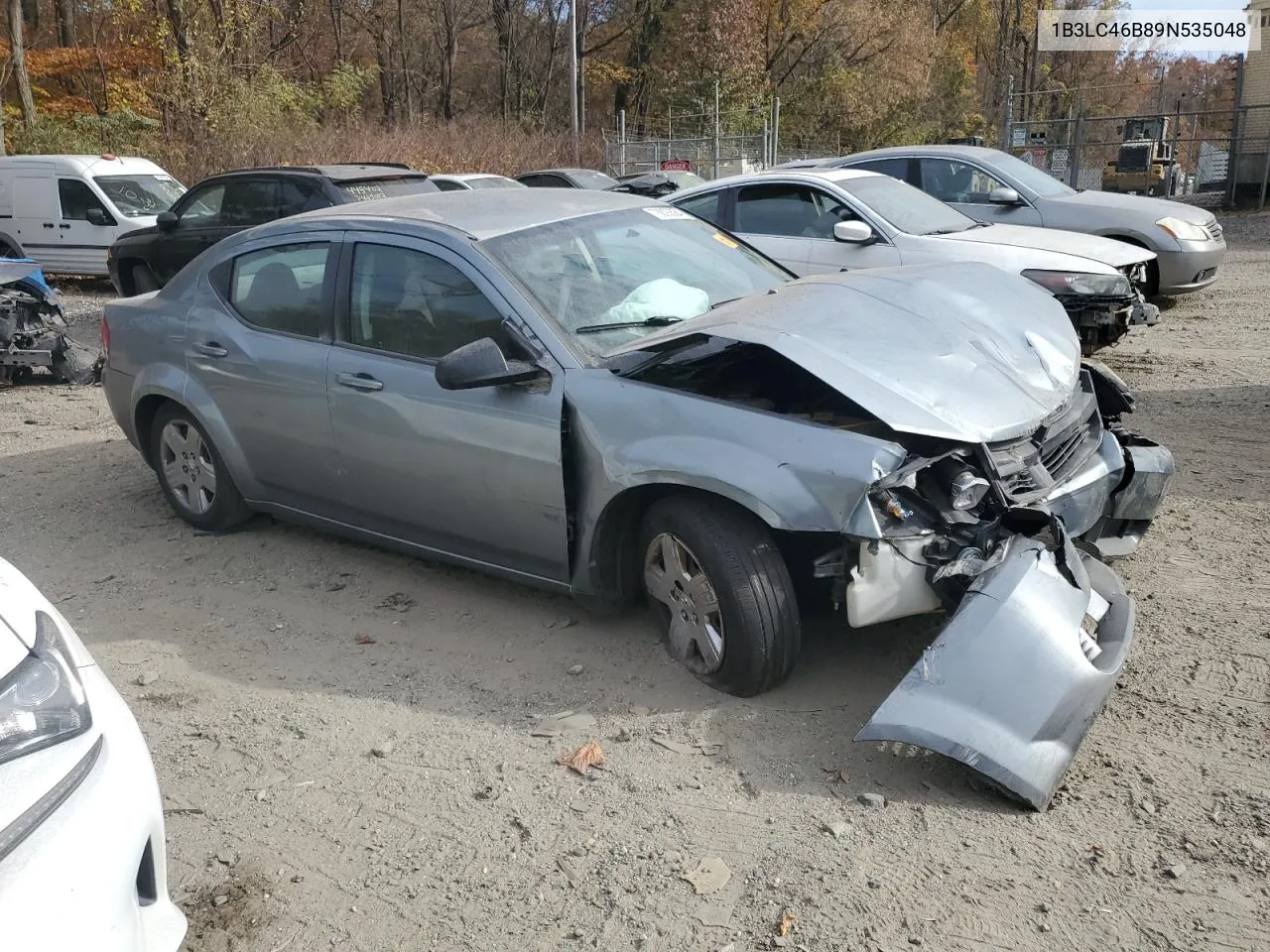 2009 Dodge Avenger Se VIN: 1B3LC46B89N535048 Lot: 78823584