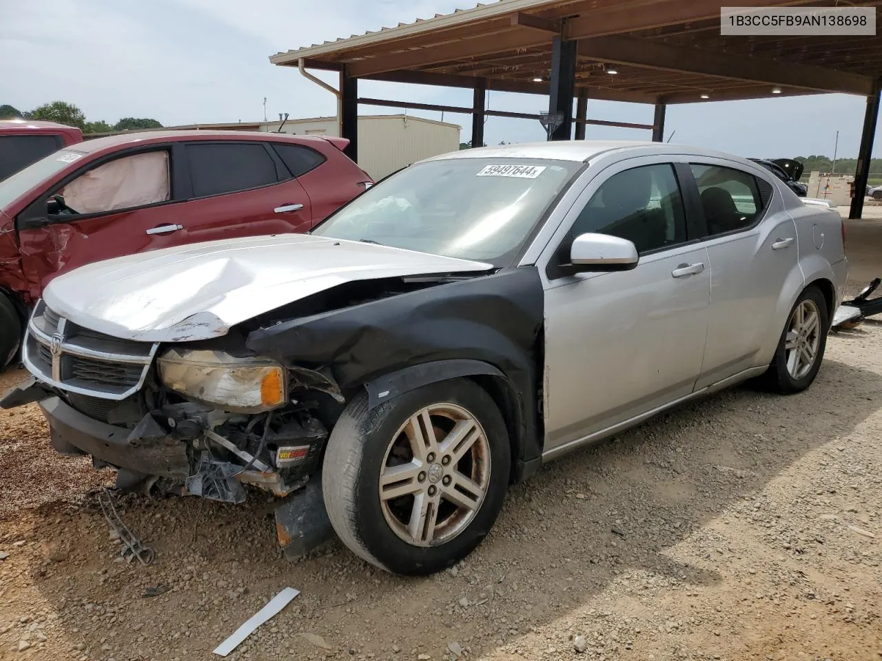 2010 Dodge Avenger R/T VIN: 1B3CC5FB9AN138698 Lot: 59497644